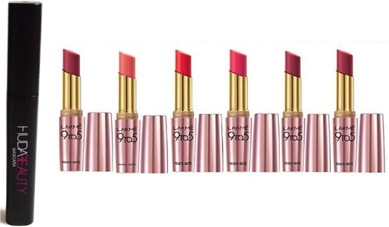 Huda Beauty Waterproof Mascara Lakme 9 To 5 Primer Matte Lipsticks 3 6 G Set Of 7 1 Items In The Set Buy Online In Dominica At Dominica Desertcart Com Productid 141191626 Hello babes, hope you are well. desertcart