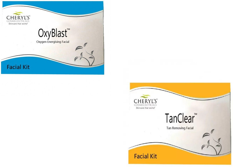 cheryls TAN CLEAR WITH GLOW VITA WITH OXYDERM FACIAL KIT 60 ml(Set of 3)