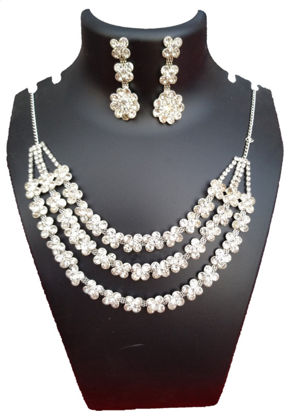 babbly Stone Jewel Set(Silver)