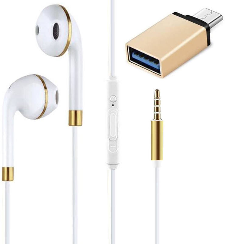 SOFTY Headphone Accessory Combo for Nokia Type-C reversible  connector(White)