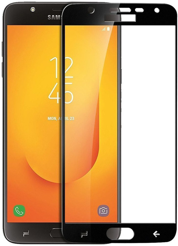 jacure Edge To Edge Tempered Glass for Samsung Galaxy J7 Duo Tempered Glass 5D 3D Curved Full Coverage Anti Glare, Anti Fingerprint, Tempered Glass for Samsung Galaxy J7 Duo 2018 JA/SLTG5DBK/1068(Pack of 1)