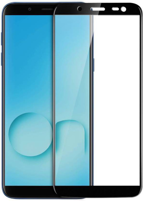 onlinecart Edge To Edge Tempered Glass for samsung on6 full glue black(Pack of 1)