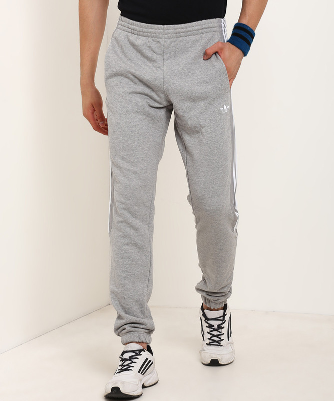 mens grey adidas track pants