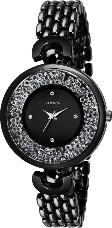 Exotica Fashion EFSPL-9005-Black Analog Watch - For Girls