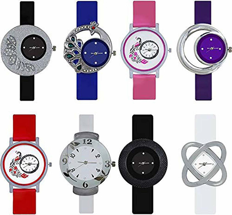 spirits 504PCTM New Stylish Combo Gift Set Watches Pack Of-8 For Woman And Girls Analog Watch  - For Women