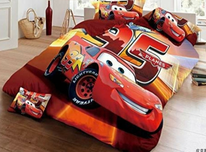 nimbus collections 230 TC Cotton Double 3D Printed Bedsheet(Pack of 1, Red)