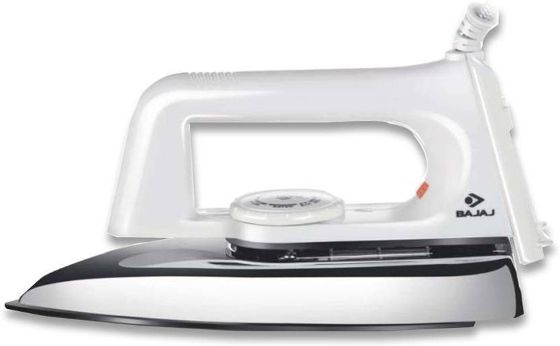 Bajaj Popular Plus Dry Iron With The American Non-Stick Coated Golden Color Soleplate 750 W Dry Iron(Stainless Steel)