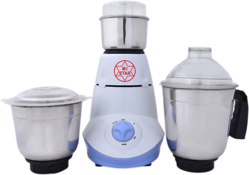 mi star mixer grinder juicer Mojo 450 Mixer Grinder(Multicolor, 3 Jars)