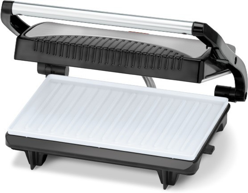 Kent !6025 sandwich maker grill Grill(Black and Silver)