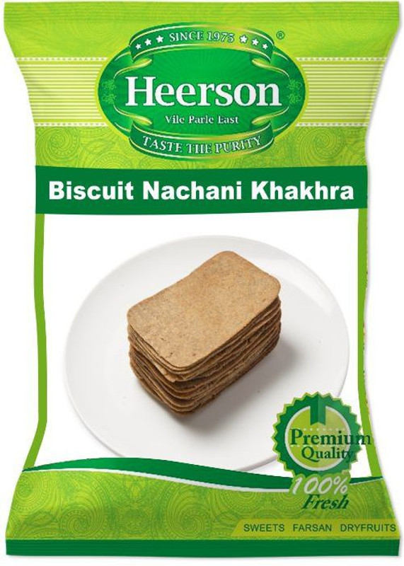 heerson Biscuit Nachani Khakhra (200g X 2 Packs)(400 g)
