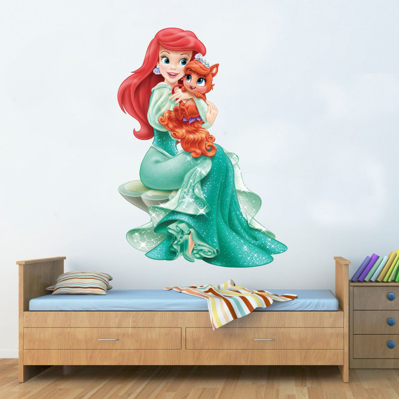 indra graphics Large Disney Princess wall sticker Sticker(Pack of 1)