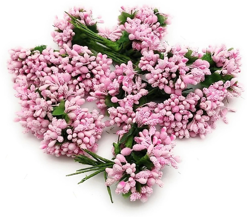devine Pink Lavender Artificial Flower(8.9 inch, Pack of 144)