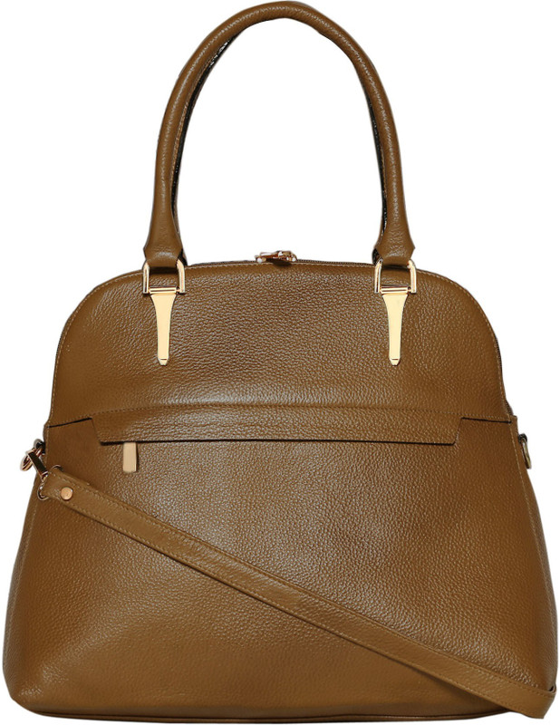 abeeza Women Khaki Satchel
