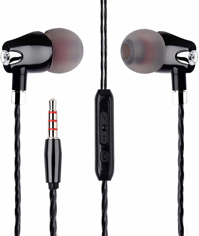 5g gold In-Ear Extra Bass Headphones Wired Headset with Mic(Multicolor, In the Ear)