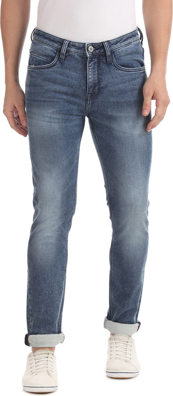 ARROW BLUE JEANS CO. Skinny Men Dark Blue Jeans