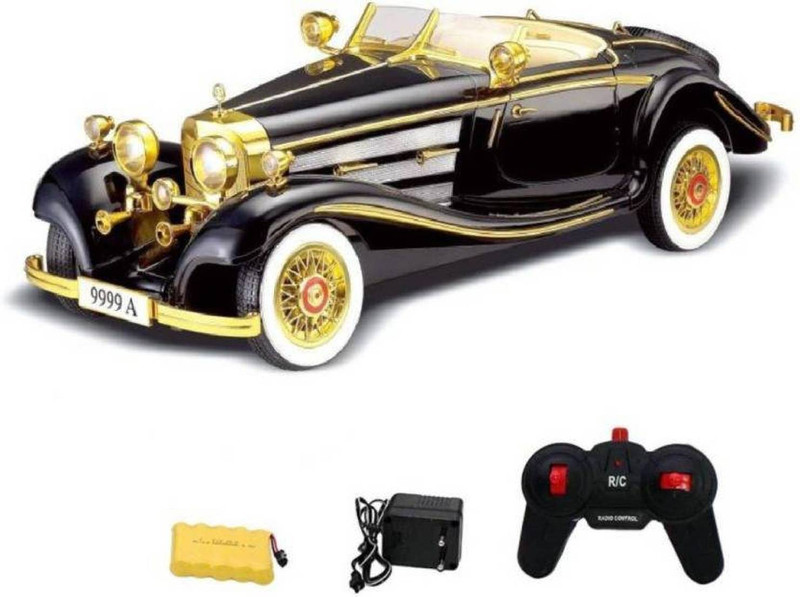 shaaj creation 1 scale Radio contol full function rechargeable German Mercedes Classic Vintage car for kids(Multicolor)