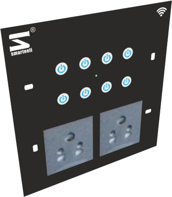 smarteefi SB81x8M-S Smart Switch(Black)