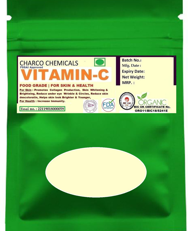 charco chemicals 100% Vitamin C Powder 100 GM (Ascorbic Acid) For Face Skin Whitening For Men & Women(100 g)