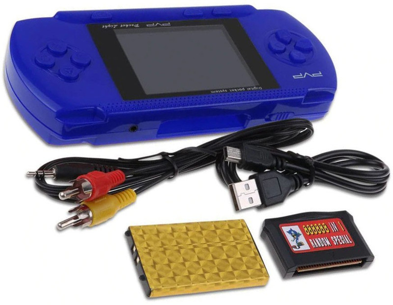 KLUZIE PVP PLAYSTATION DESIGN VIDEO GAME 8 GB with Mario, DR MARIO, CONTRA, CRICKET GAME, TURTLE, SUPER MARIO, OTHER 3000 FAMOUS GAMES(Multicolor)
