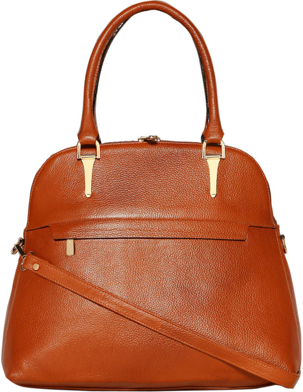 abeeza Women Tan Satchel
