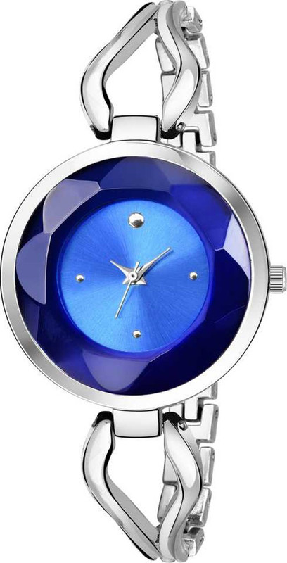 parish clerk new roud cristal glass blue Multi Color Dial Watches Combo Analog Watch  - For Women