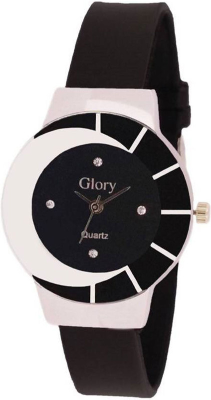 seven horse LMN-HUB- Diamond_BLACK Analog Watch  - For Women