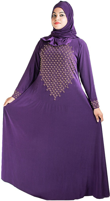 Branded Bebe Abaya 0004 Lycra High Quality Soft High Quality Burka Abaya Lycra Soft Hijab Designer Burka Hijaab Solid Abaya With Hijab Purple Blue Gold Buy Online In Faroe Islands At Desertcart