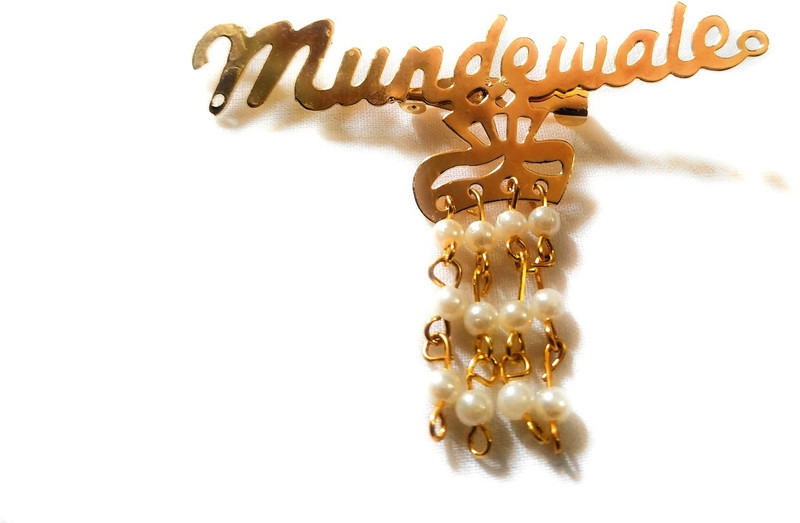 jainsaab 50 pcs of Mundewale Wedding Brooch(Gold)