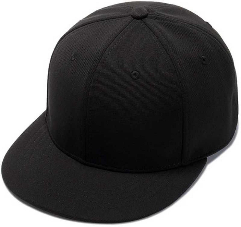 royal trendz Solid Plain Black, Mix Cotton, Hip Hop Cap Cap