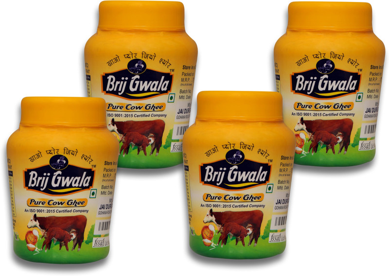 brij gwala 1 ltr Jar pack of -4 pcs 4 L Plastic Bottle(Pack of 4)