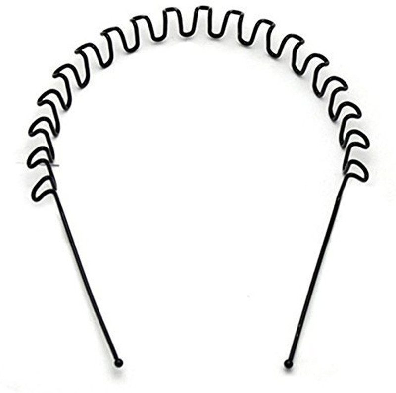 samrk Black Hair Band for Men and Women Head Band(Black)