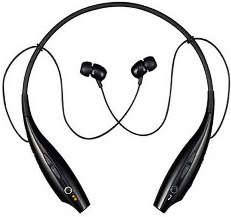 awf HBS-730 Wireless Blutooth black Bluetooth Headset with Mic(Black, On the Ear)