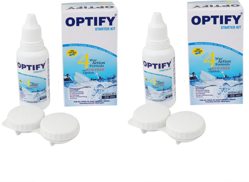 Optify Multisol Plus 30ML Twin Cleaning Solution(60 ml) Optify Multisol Plus 30ML Twin Cleaning Solution(60 ml)