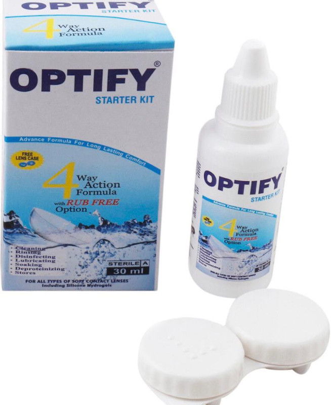 Optify Contact Lens 30ML Cleaning Solution(30 ml) Optify Contact Lens 30ML Cleaning Solution(30 ml)
