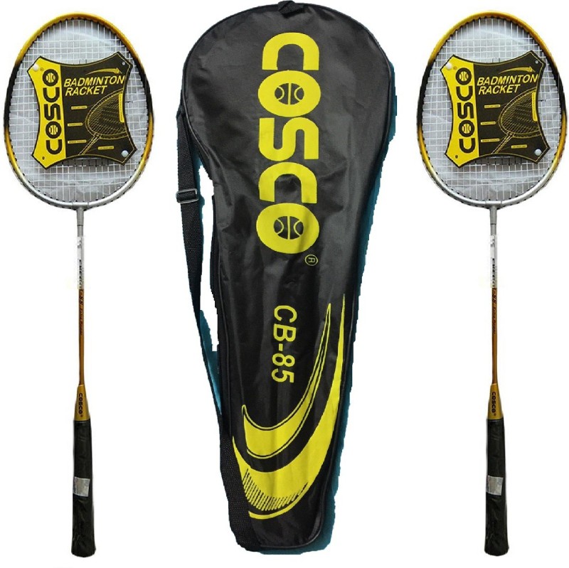 Cosco Strung Badminton Rackets (Pair) Multicolor Strung Badminton Racquet(Pack of: 2, 190 g)