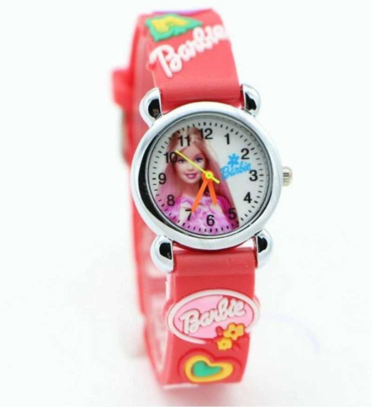 pjcutipie Barbie Red Strap Stylis Look Analog Watch Analog Watch  - For Girls