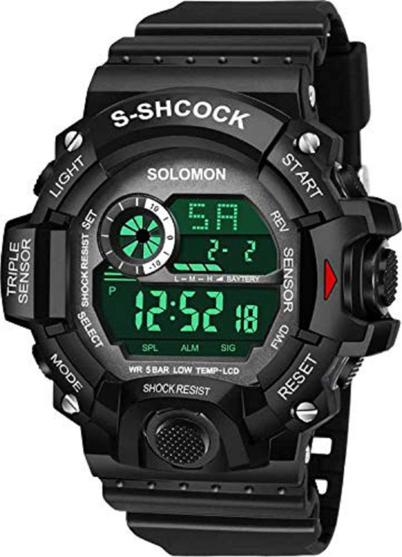 tylor 0006 shock black and golden xpensive look analog digital Analog-Digital Watch  - For Boys & Girls