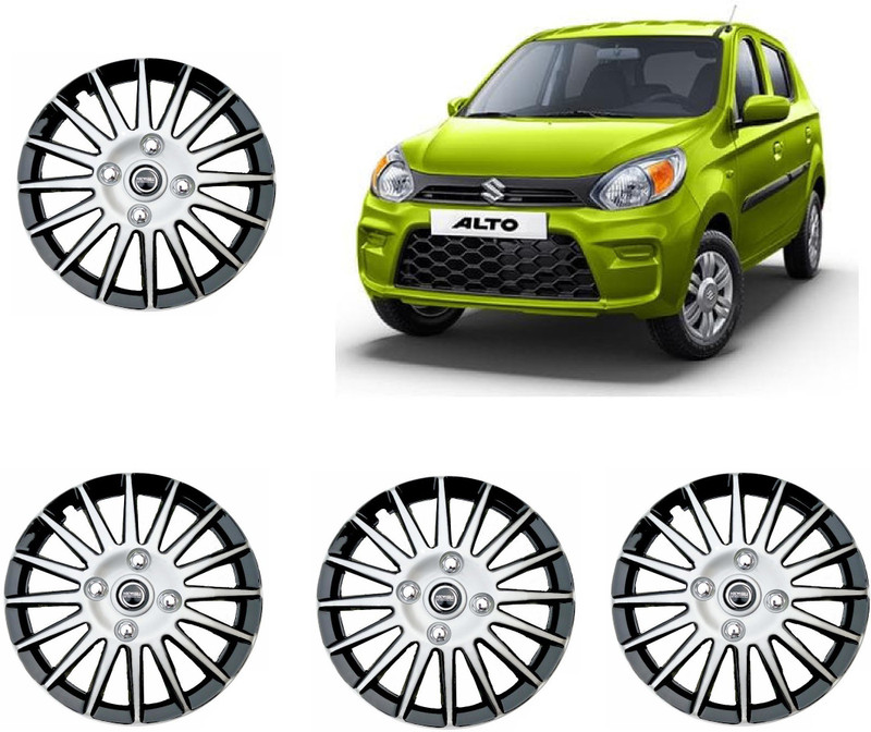 Buy Autorepute Premium Quality Silver Black Tyre size 12 inch