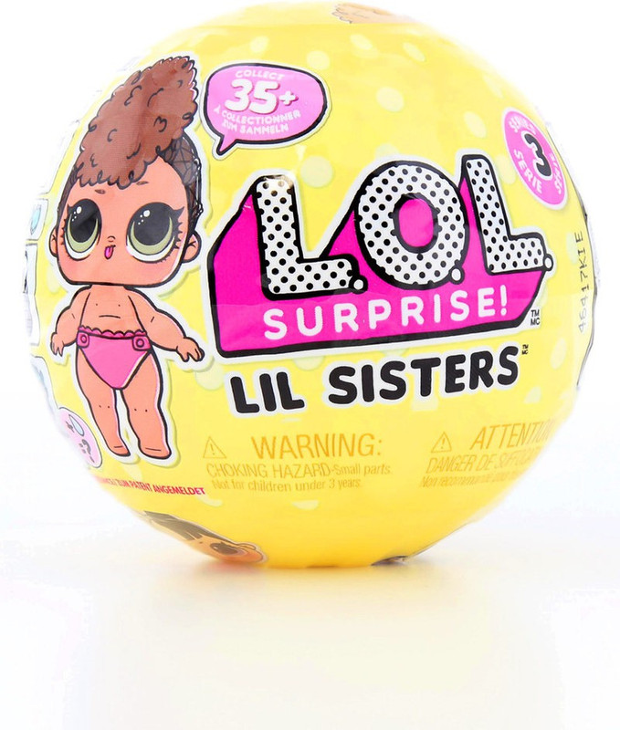 lol surprise yellow ball