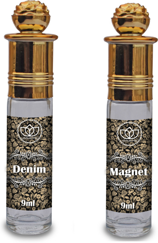 ASHTAAROMAS Premium Fragrances Denim and Magnet Attar Floral Attar(Floral)