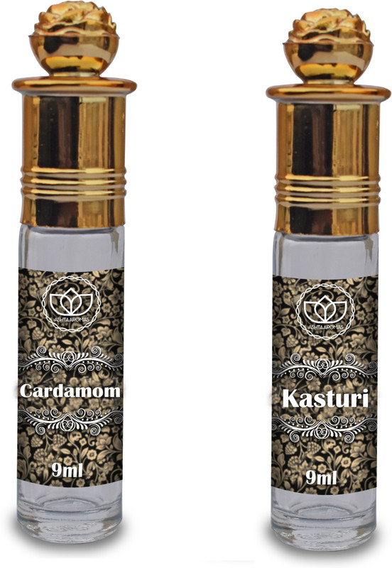 ASHTAAROMAS Traditional Fragrances Cardamom and Kasturi Attar Floral Attar(Spicy)