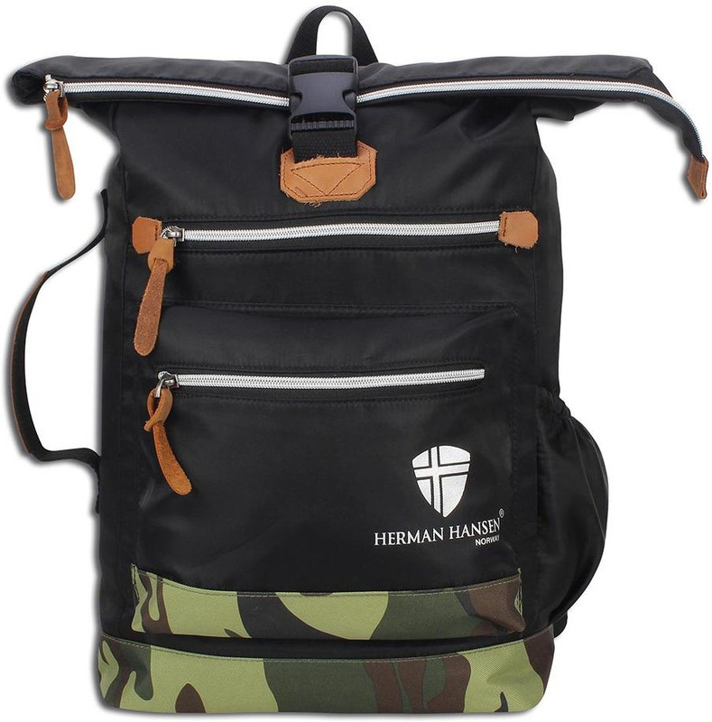 herman hansen backpack with usb