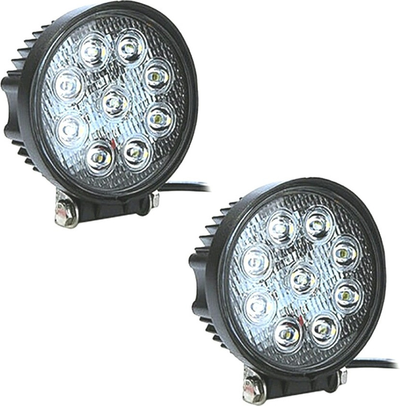smotorzbikerz 9led fog round Car Fancy Lights(White)