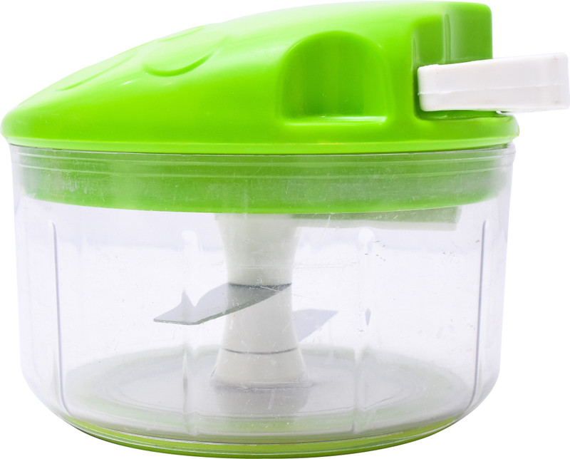 homeleader Hand Mini Plastic Chopper with Blades Chopper(1 Mini Plastic Chopper)