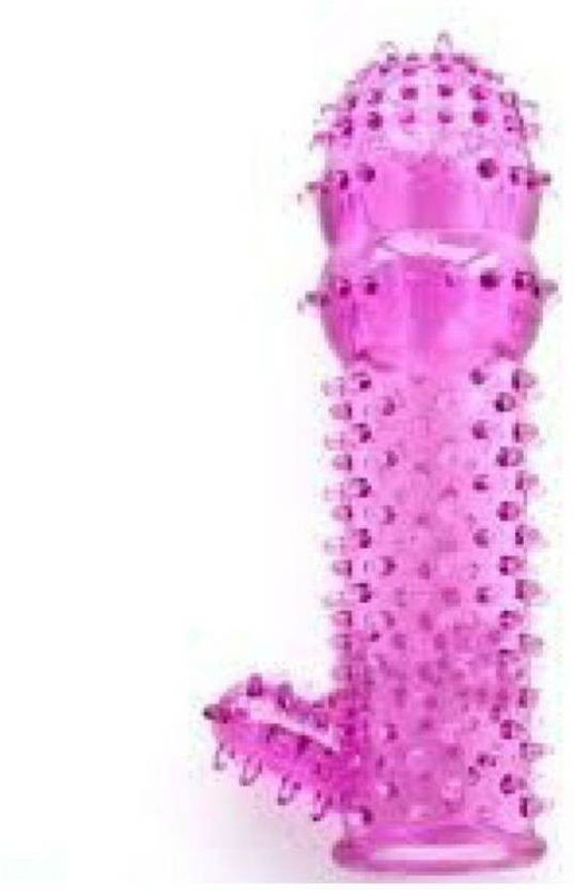 Aayatouch Crystal Washable & Reusable Silicone Extra Dotted Condom(1S)
