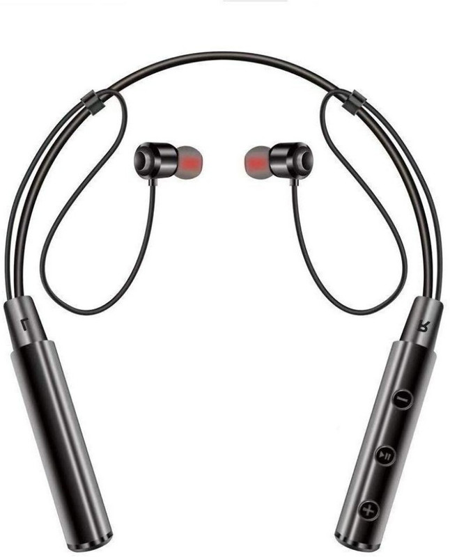 pash Extra Bass Wirelss Earphone V40 Bluetooth Headset with Mic(Black, In the Ear)