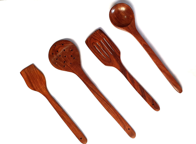 wood craft india spoon999 spoon 999 Shesham polished Kitchen Tool Set(Shesham polished)