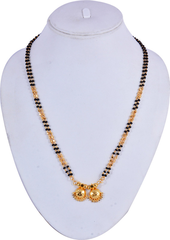 sungold designer princess look mangalsutra Copper, Alloy Mangalsutra