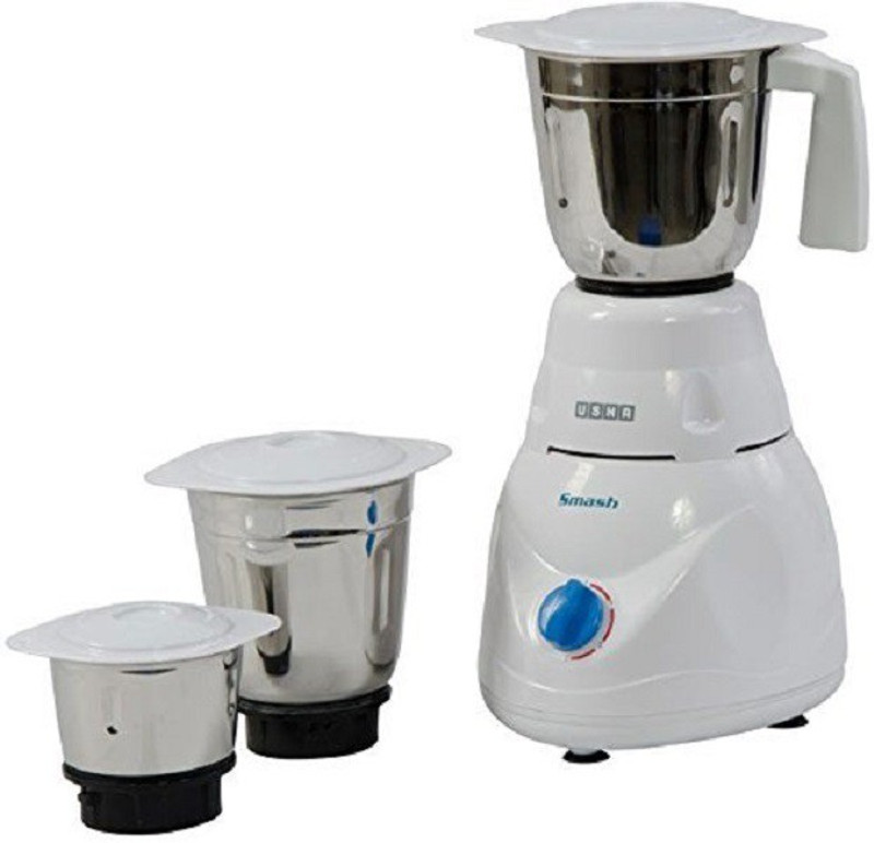 Usha 1 MG-2853 500 Mixer Grinder(White, 3 Jars)