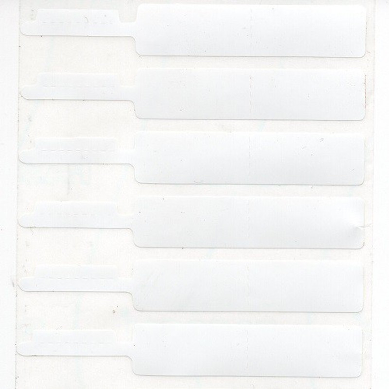 code on technology Jewellery Barcode Labels 81mm x 12mm - 1-Roll 2500 Labels (White) Polyester Paper Label(White)